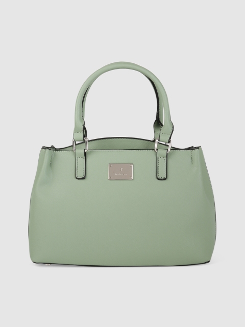 

Van Heusen Green PU Structured Handheld Bag