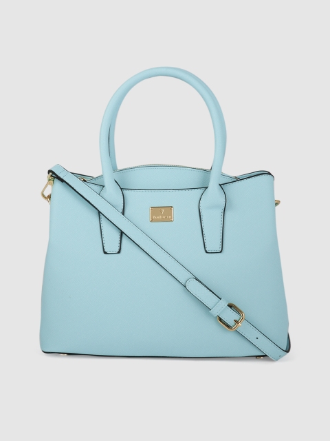 

Van Heusen Turquoise Blue PU Structured Handheld Bag