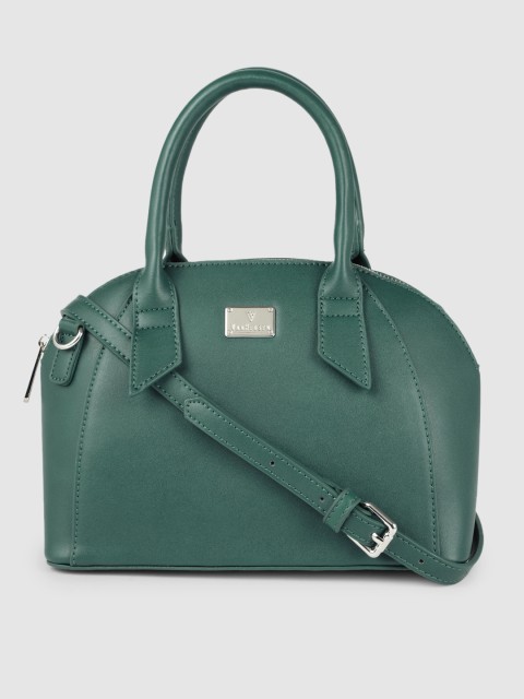 

Van Heusen Green Structured Handheld Bag