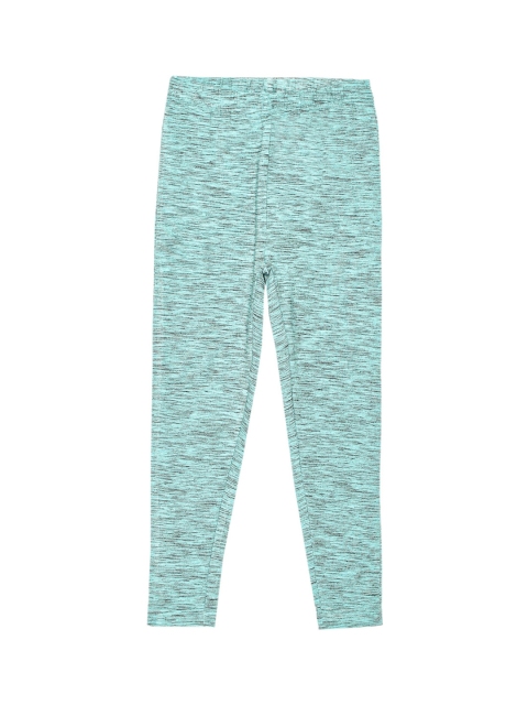 

ZION Girls Blue Self Design Ankle Length Leggings