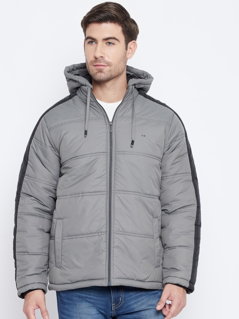 

Okane Men Grey Lightweight Padded Jacket