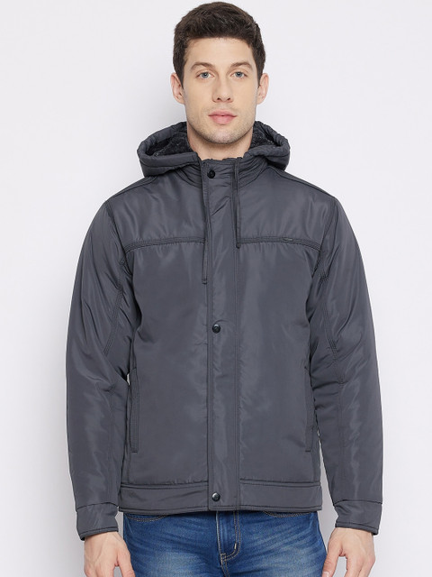 

Okane Men Grey Lightweight Padded Jacket