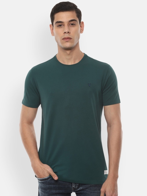 

VAN HEUSEN DENIM LABS Men Green T-shirt
