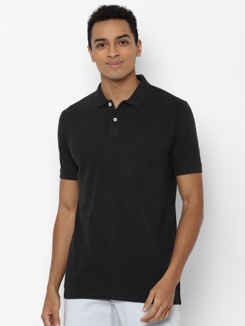 

Allen Solly Men Black Polo Collar T-shirt