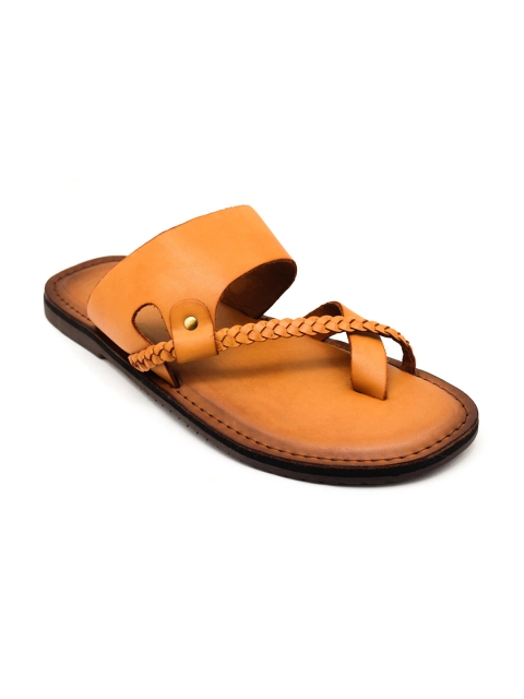 

TRENDS & TRADES Men Tan Comfort Sandals