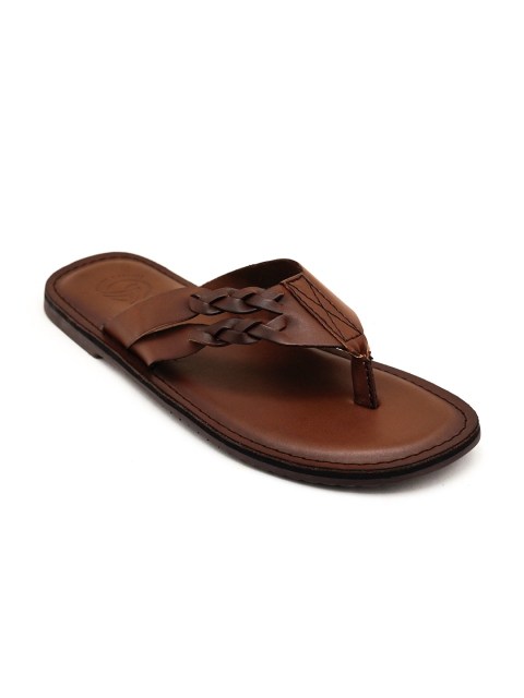 

TRENDS & TRADES Men Brown Thong Flip-Flops