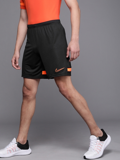 

Nike Men Black Standard Fit Dri-FIT Academy 21 Knit Football Shorts