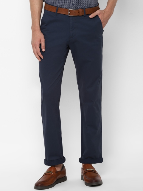 

Allen Solly Men Navy Blue Chinos Trousers