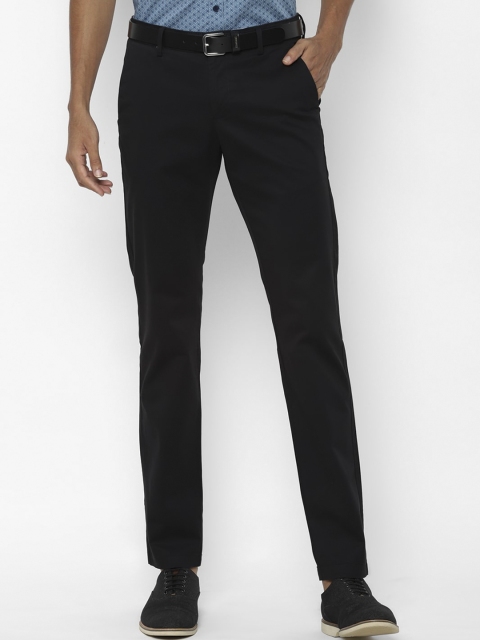 

Allen Solly Men Black Slim Fit Trousers