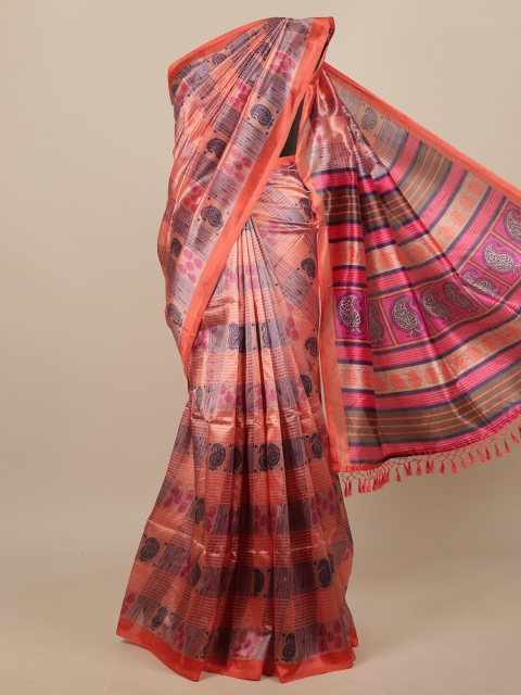 

Pothys Women Multicoloured Ethnic Motifs Saree, Multi