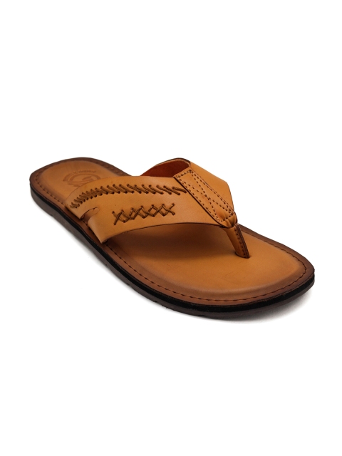 

TRENDS & TRADES Men Beige Self-Design Comfort Sandals