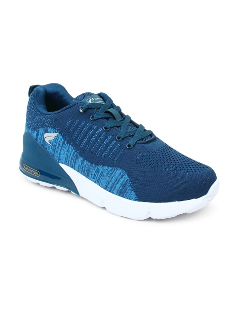 

Champs Men Blue Mesh Running Shoes