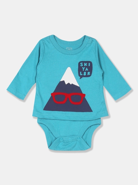 

GAP Boys Blue Graphic Printed Long Sleeve Body Double