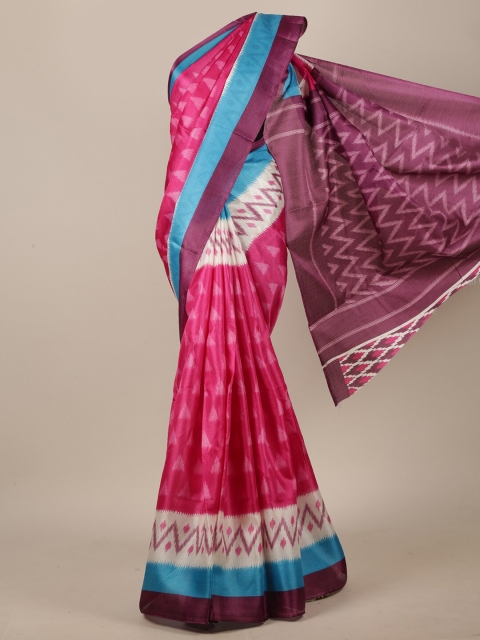 

Pothys Pink & Purple Saree