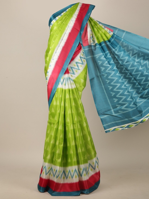 

Pothys Green & Pink Saree