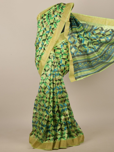 

Pothys Green & Black Saree
