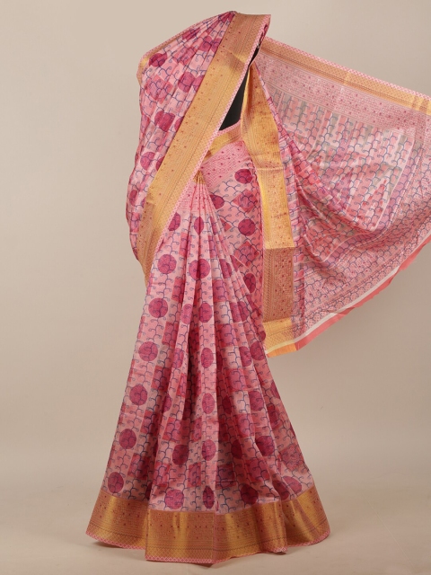 

Pothys Pink & Purple Saree