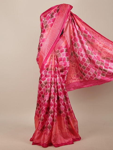 

Pothys Pink & Brown Saree