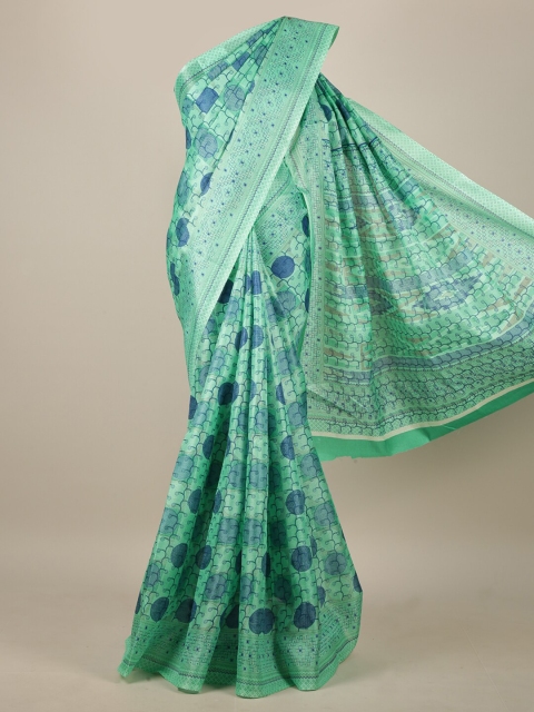 

Pothys Green & Blue Saree