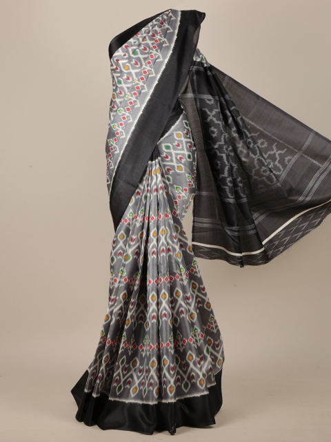 

Pothys Grey & Black Saree