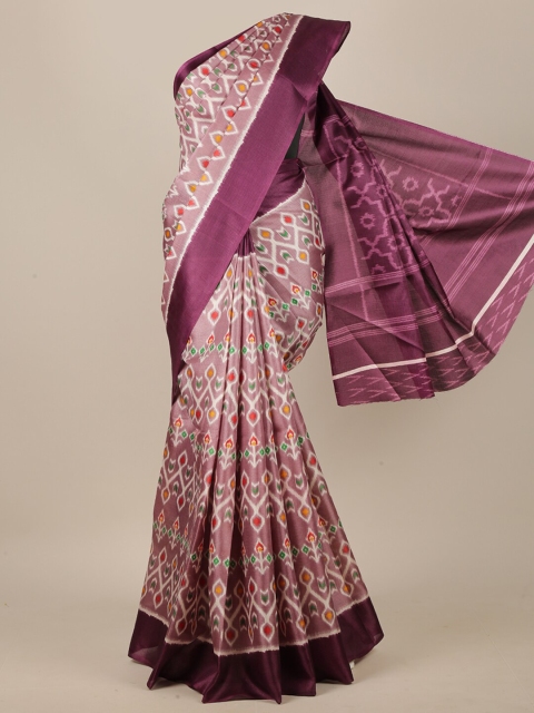 

Pothys Mauve & Purple Saree