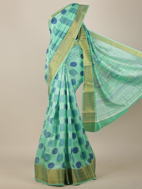 

Pothys Green & Blue Saree