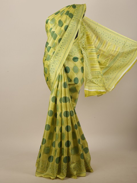 

Pothys Yellow & Green Saree
