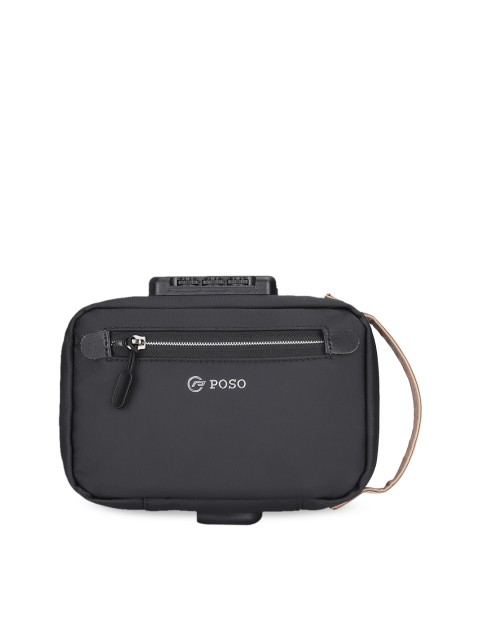 

POSO Black Travel Cable Organizer with USB Charging & Number Lock