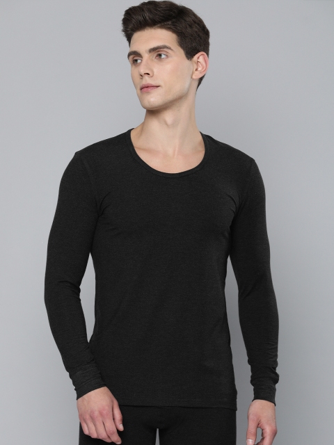 

Levis Men Black Solid Premium U-Neck Regular Fit Thermal Top