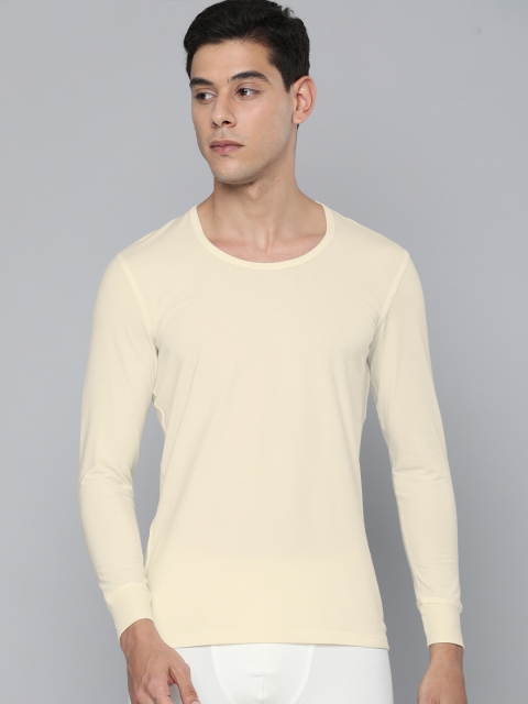 

Levis Men Cream Solid Premium U-Neck Regular Fit Thermal Top