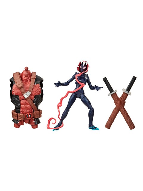 

Hasbro Venompool Marvel Legends Spiderman Maximum Venom Ghost-Spider Figure, Red