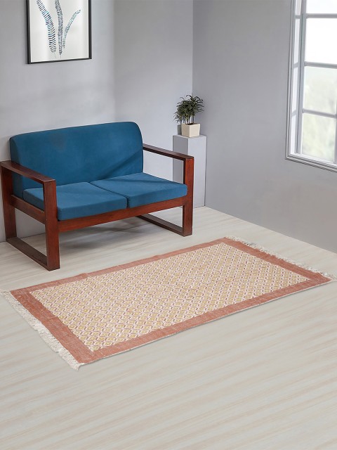 

Fabindia Beige Printed Cotton Floor Mat
