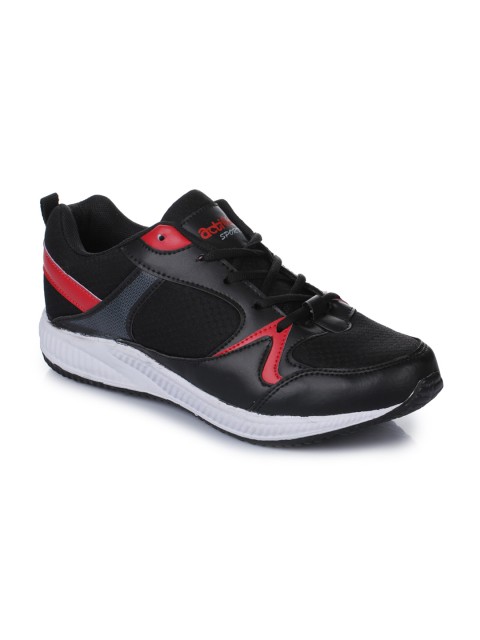 

Action Men Black Mesh Running Shoes