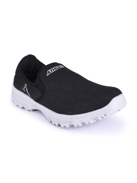 

Action Men Black & White Mesh Running Shoes