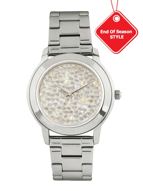 

DKNY TOMPKINS Women Silver Analogue Watch NY8474
