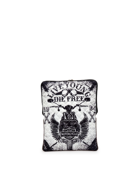 

The House of Tara Unisex Black & White Printed Laptop Sleeve