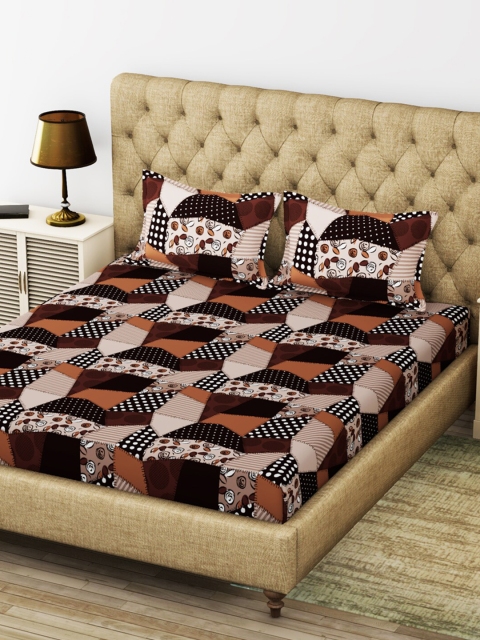 

BIANCA Unisex Brown Geometric