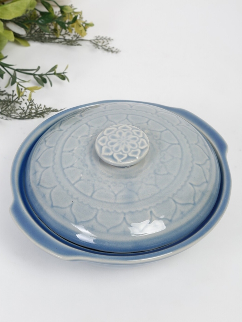 

Fabindia Blue & White 1 Pieces Textured Ceramic Matte Bowls