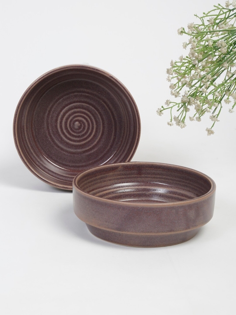 

Fabindia Purple 1 Pieces Ceramic Glossy Bowls