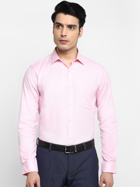 

Turtle Men Pink Slim Fit Opaque Formal Shirt