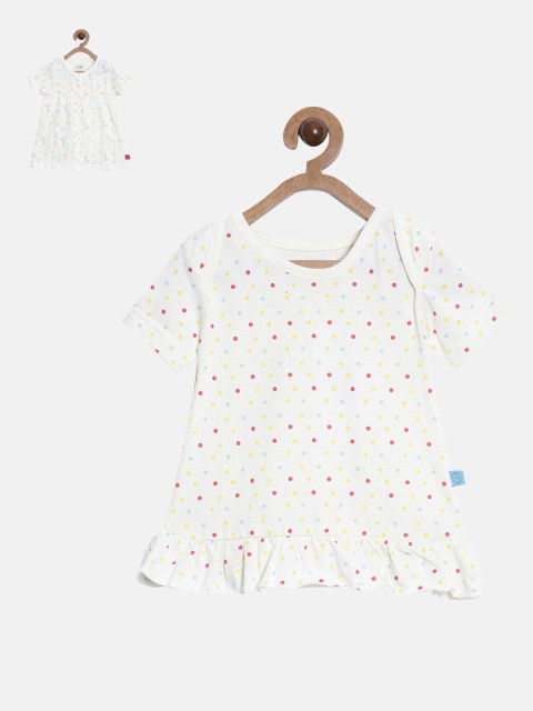 

Aomi White Floral A-Line Dress