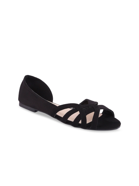 

Forever Glam by Pantaloons Women Black Open Toe Flats