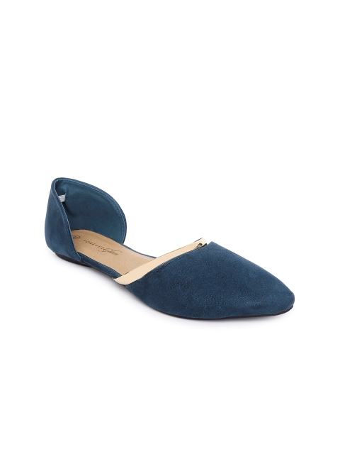 

Forever Glam by Pantaloons Women Teal Embellished Ballerinas Flats