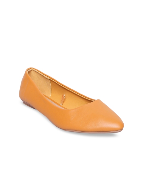

Forever Glam by Pantaloons Women Mustard Yellow Ballerinas Flats