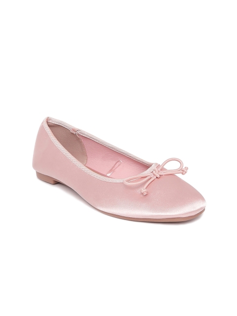 

Forever Glam by Pantaloons Women Pink Ballerinas with Bows Flats