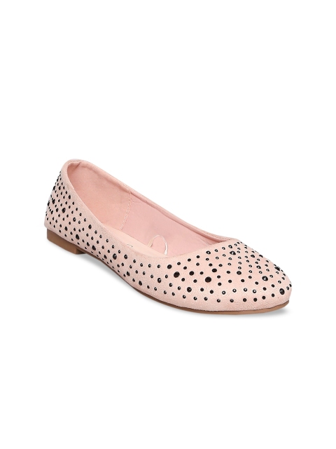 

Forever Glam by Pantaloons Women Pink Embellished Ballerinas