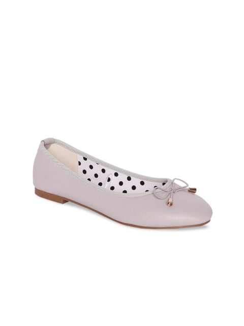 

Forever Glam by Pantaloons Women Off White Ballerinas with Bows Flats