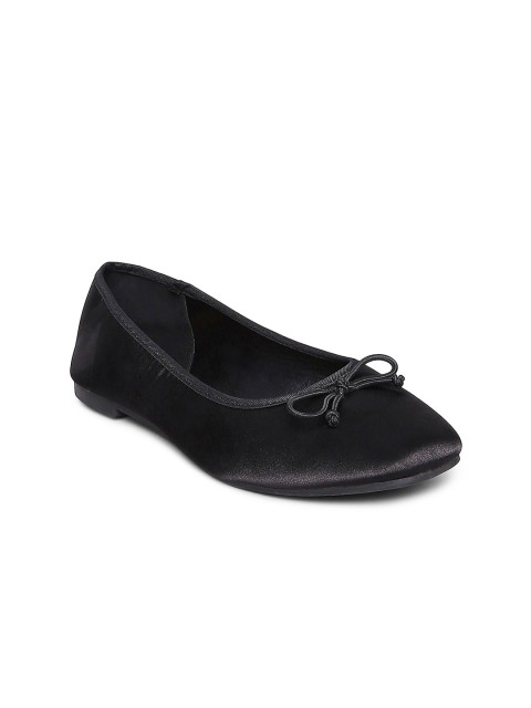 

Forever Glam by Pantaloons Women Black Ballerinas with Bows Flats
