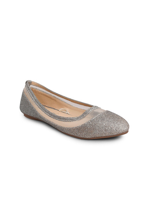 

Forever Glam by Pantaloons Women Gold-Toned Embellished Ballerinas Flats