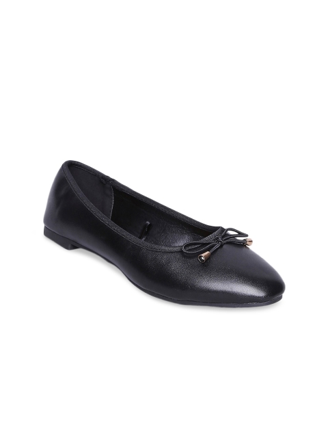 

Forever Glam by Pantaloons Women Black Ballerinas with Bows
